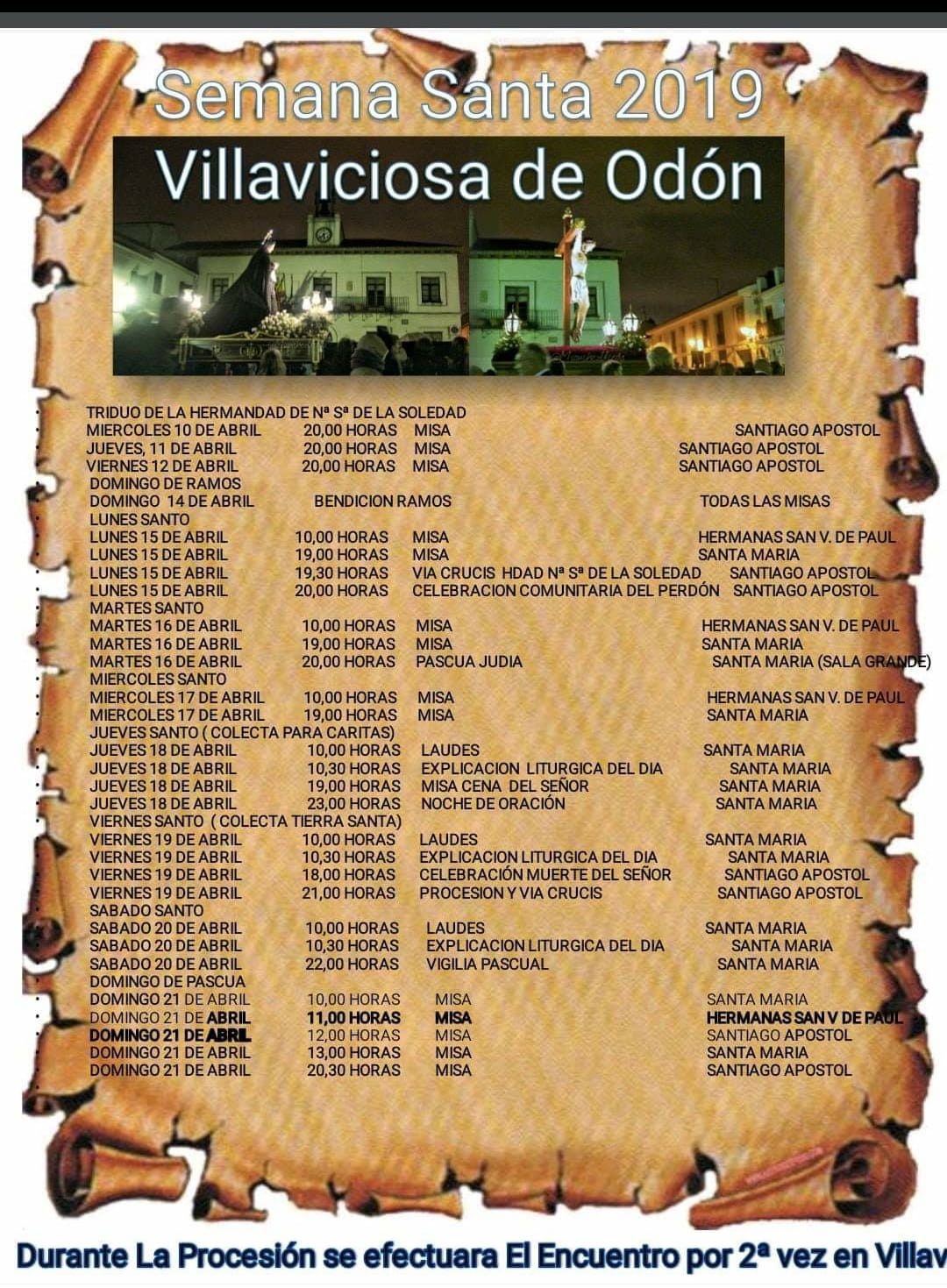 Semana Santa en Villaviciosa de Odón  